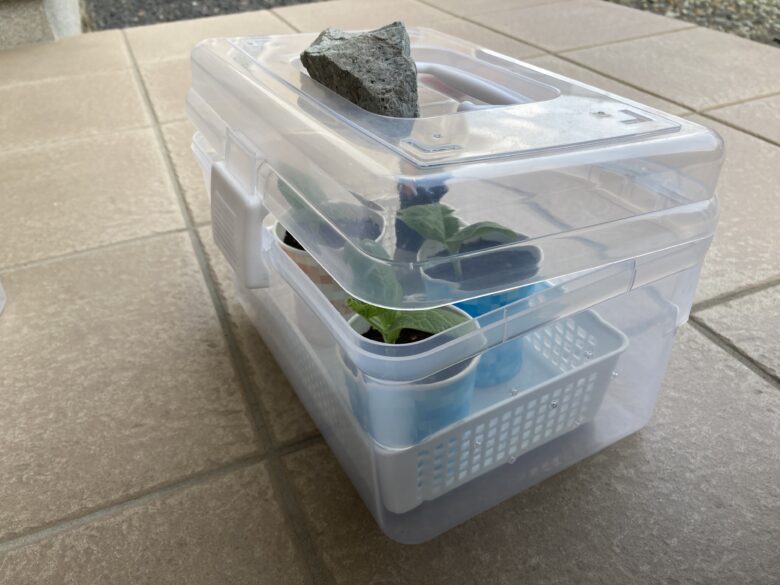 大きいBoxでの換気の写真