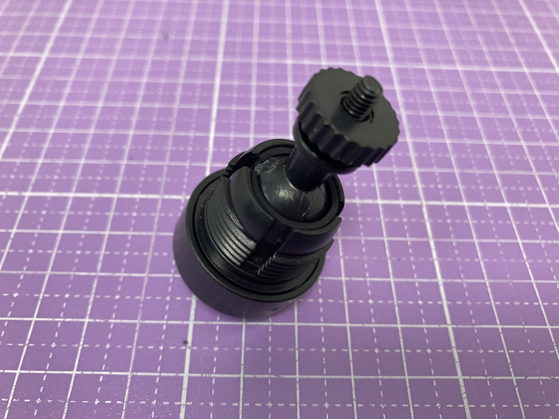 ボールヘッドとボールジョイントの合体写真